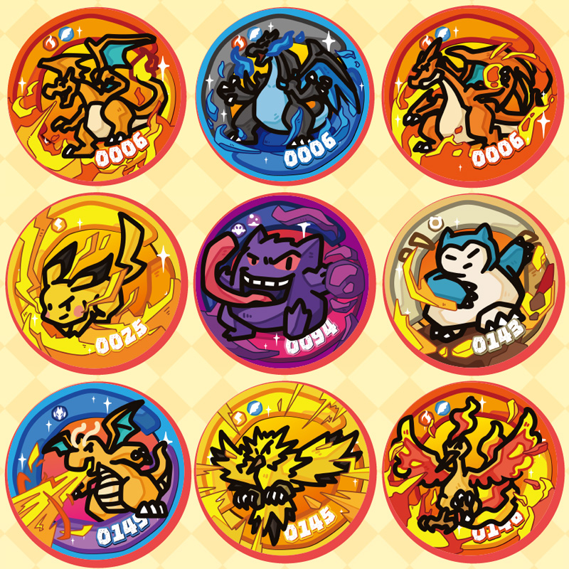 Pokemon Whale Studio Round Magnet Blind Box