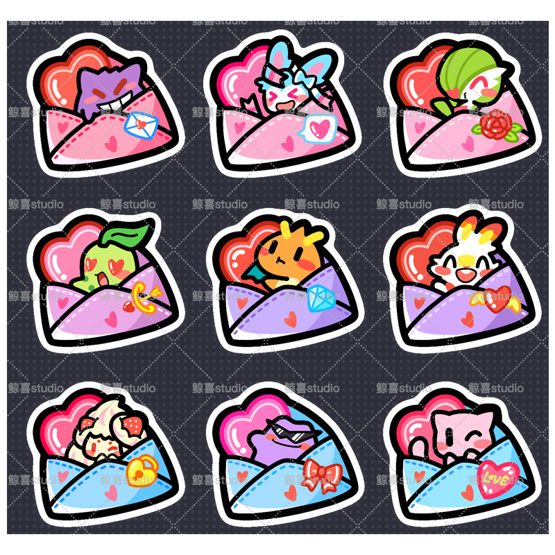 Pokemon Whale Studio BiGa Magnet Blind Box