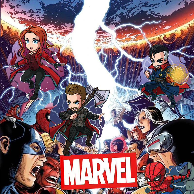 8.24 Avengers JianXinXin <Super Hero>Metal Diamond Card