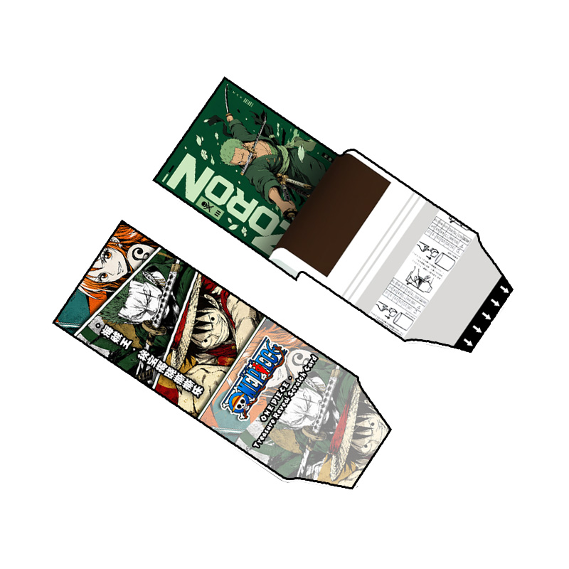 ONE PIECE ShuiJingHuaShi Studio<MIBAOJIEXIAO>TREASURE REVEAL SCRATCH CARD Polaroid